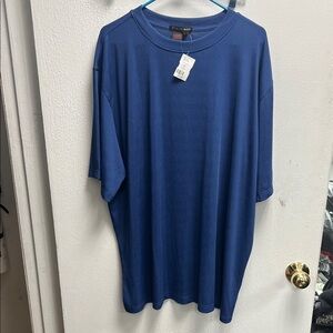 Stylish Blue Short Sleeve Women's Tee